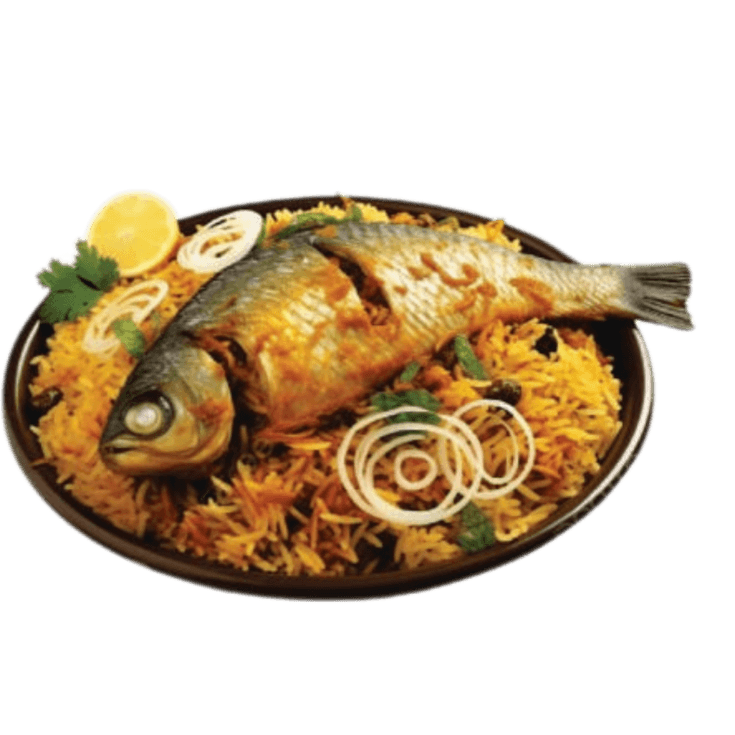 Whole fish with rice